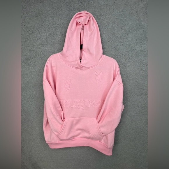 Playboy Bunny Set Pink Hoodie Sweatshirt/Sweat Pants Women’s S NWT - Picture 3 of 16